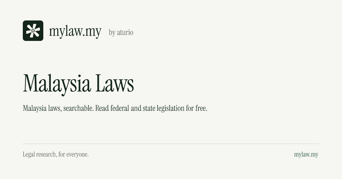 Acts of Parliament: A | mylaw.my
